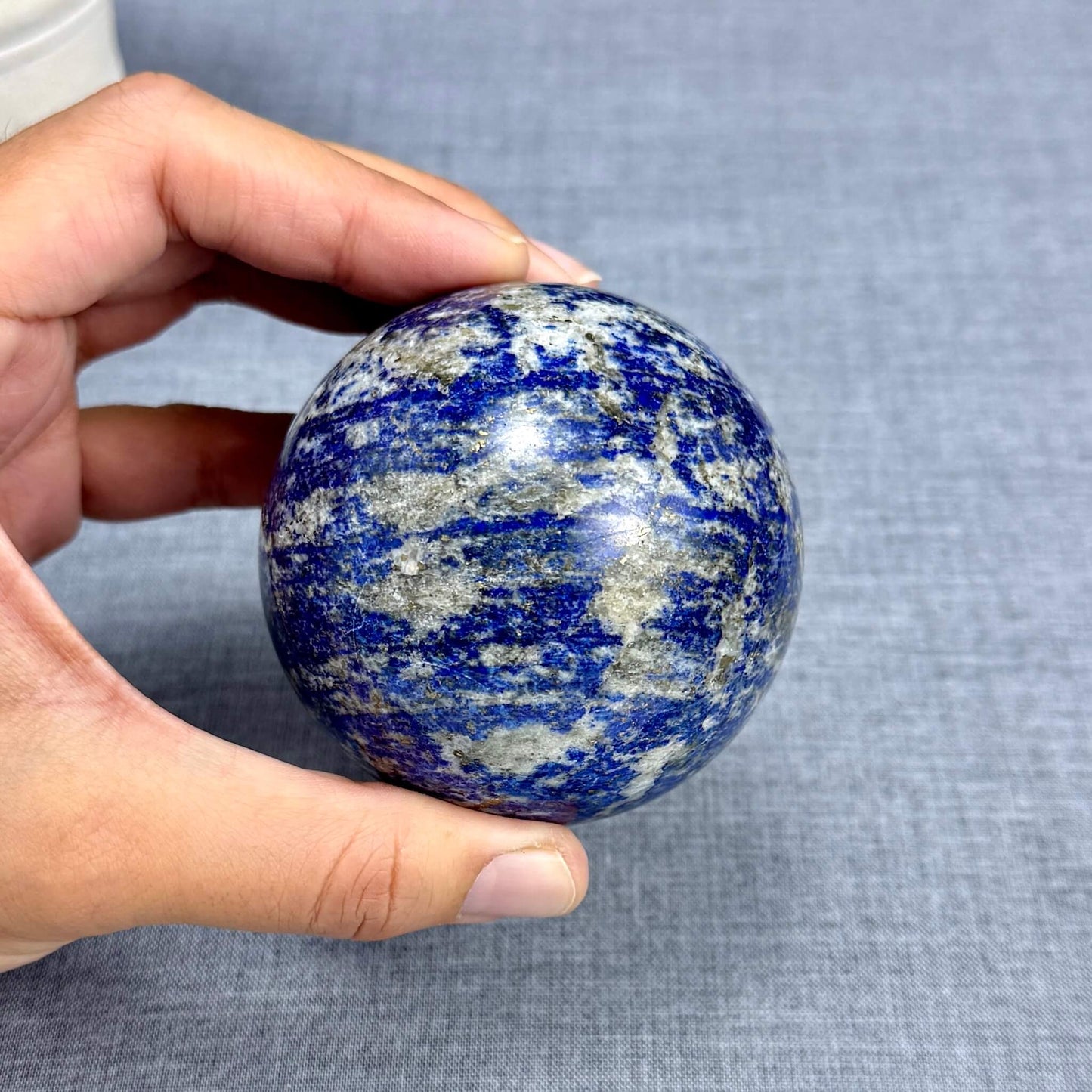 Lapis Lazuli Sphere, 2.76 in. - Itsy's Crystal Cove LLC