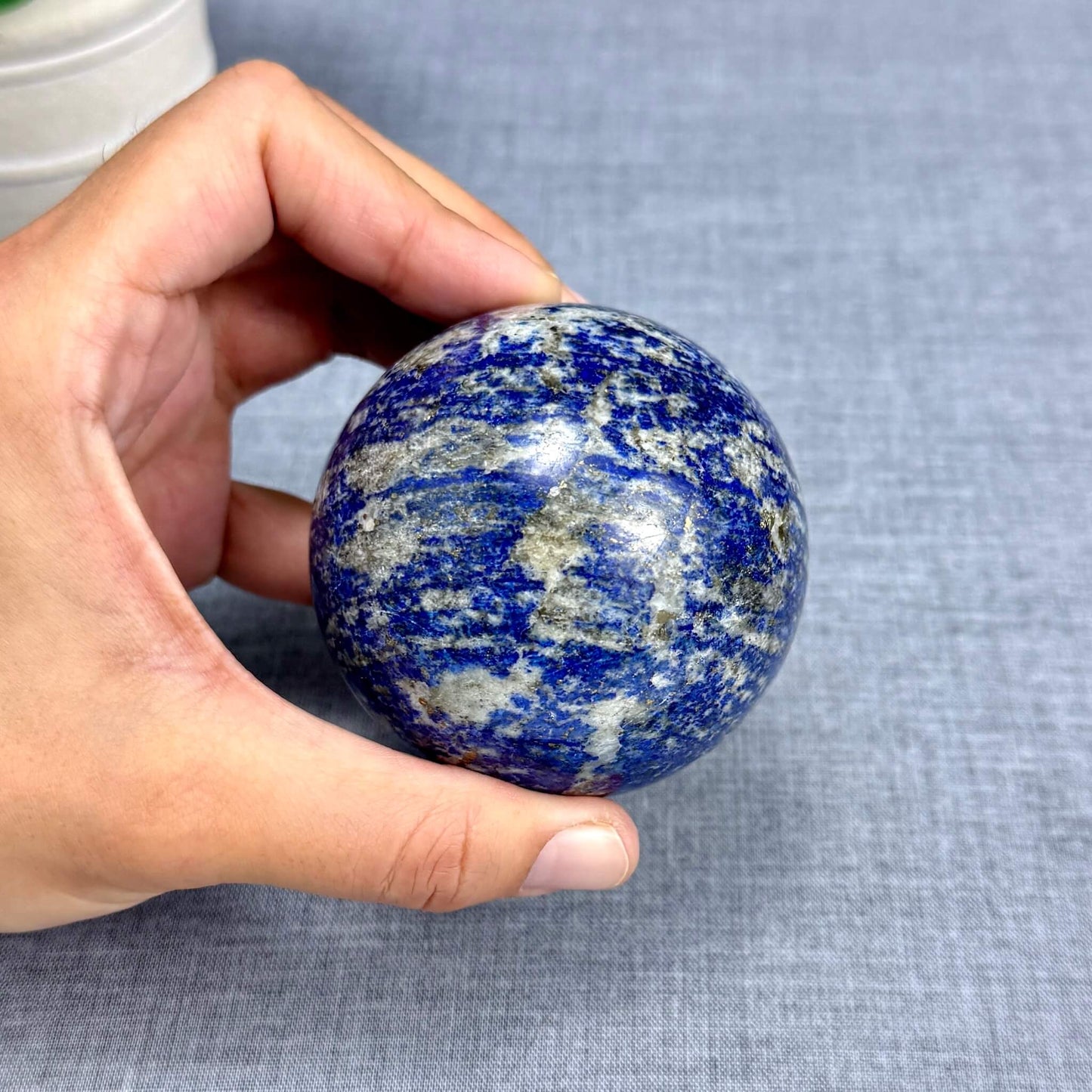 Lapis Lazuli Sphere, 2.76 in. - Itsy's Crystal Cove LLC