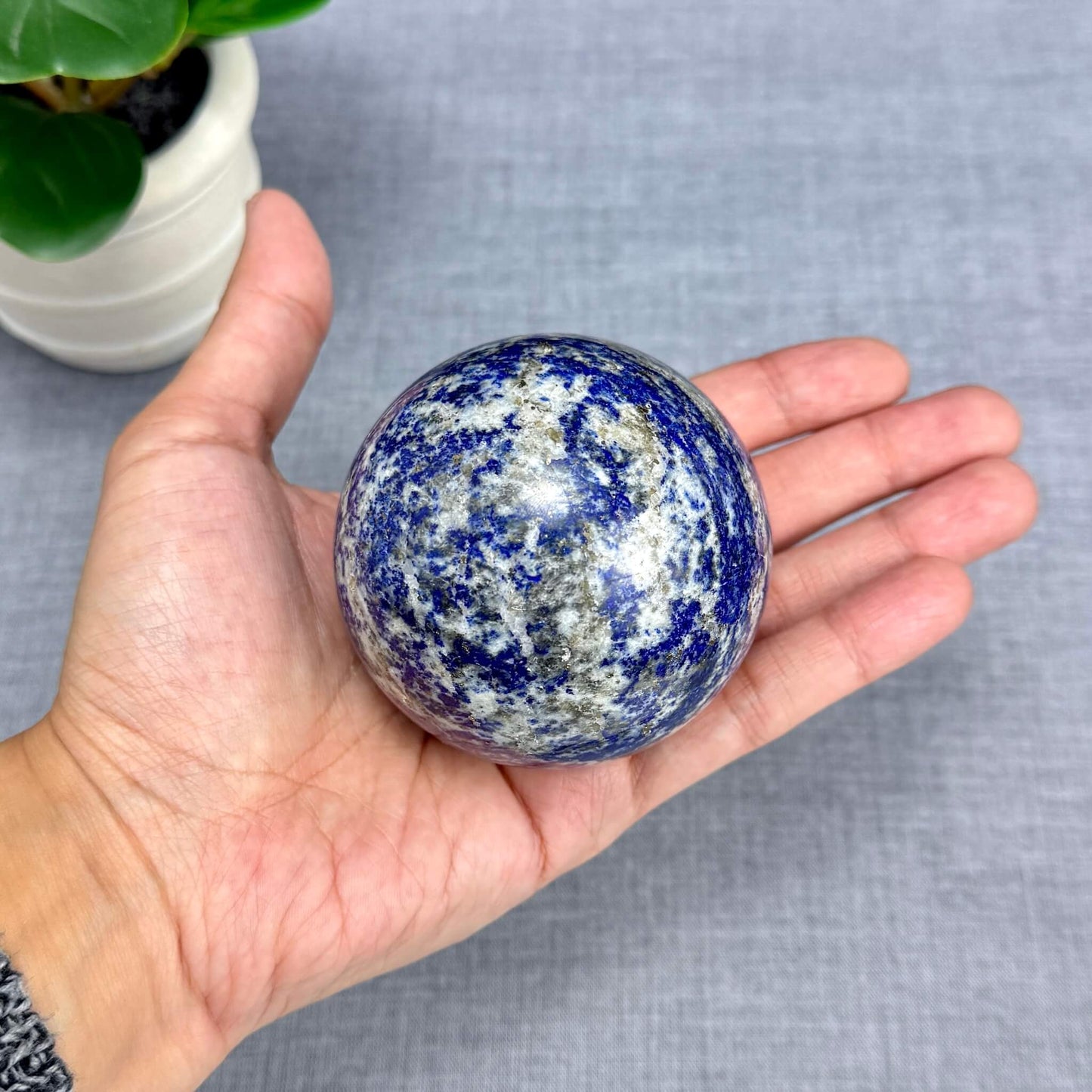 Lapis Lazuli Sphere, 2.76 in. - Itsy's Crystal Cove LLC