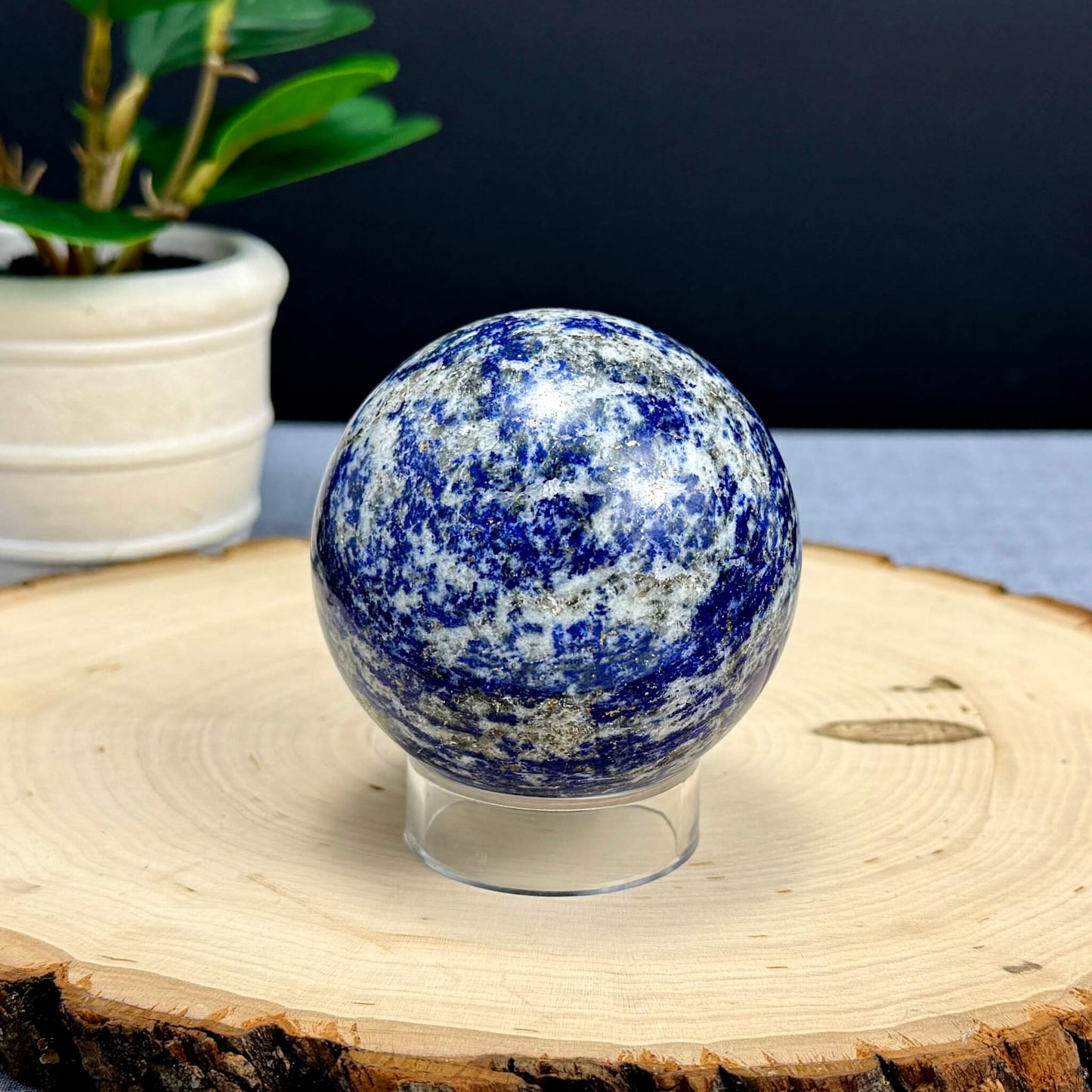 Lapis Lazuli Sphere, 2.76 in. - Itsy's Crystal Cove LLC