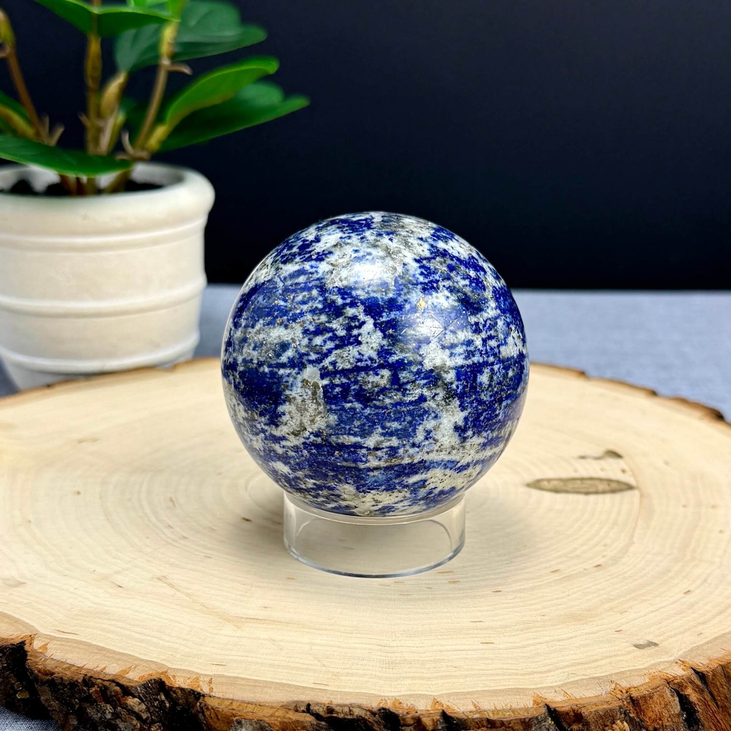 Lapis Lazuli Sphere, 2.76 in. - Itsy's Crystal Cove LLC