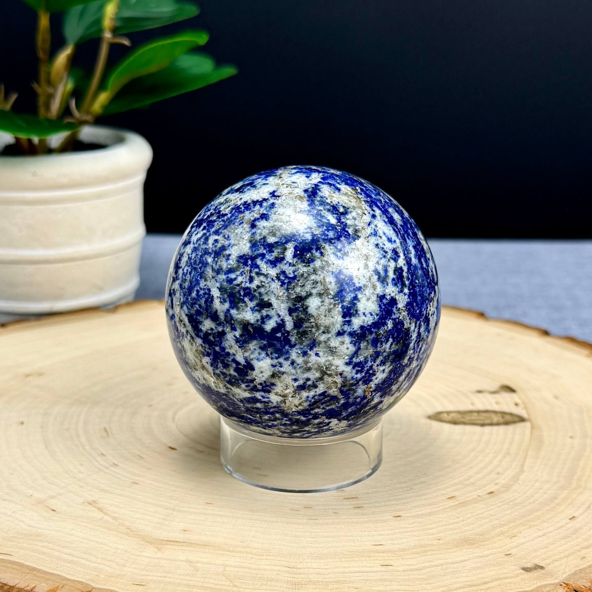 Lapis Lazuli Sphere, 2.76 in. - Itsy's Crystal Cove LLC