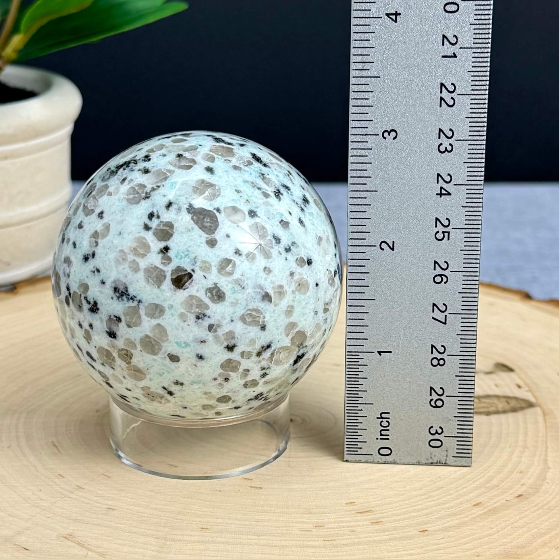 Kiwi Jasper Sphere, 2.66 in. - Itsy's Crystal Cove LLC