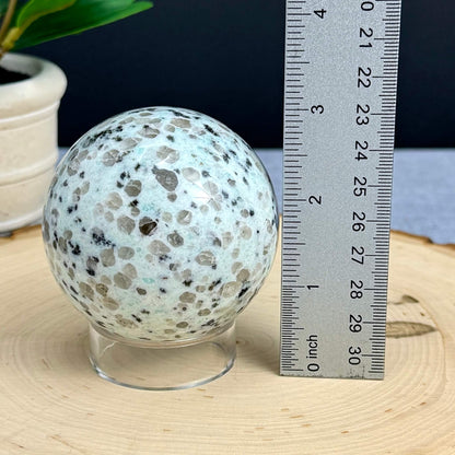 Kiwi Jasper Sphere, 2.66 in. - Itsy's Crystal Cove LLC