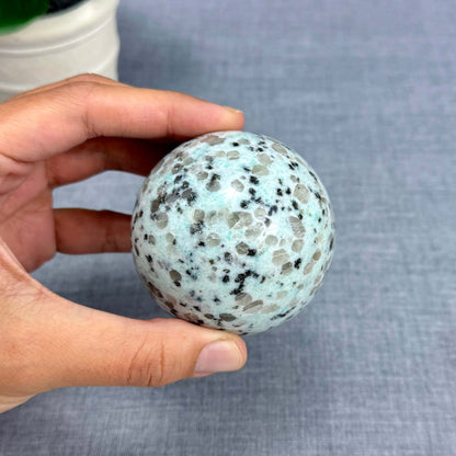 Kiwi Jasper Sphere, 2.55 in. - Itsy's Crystal Cove LLC