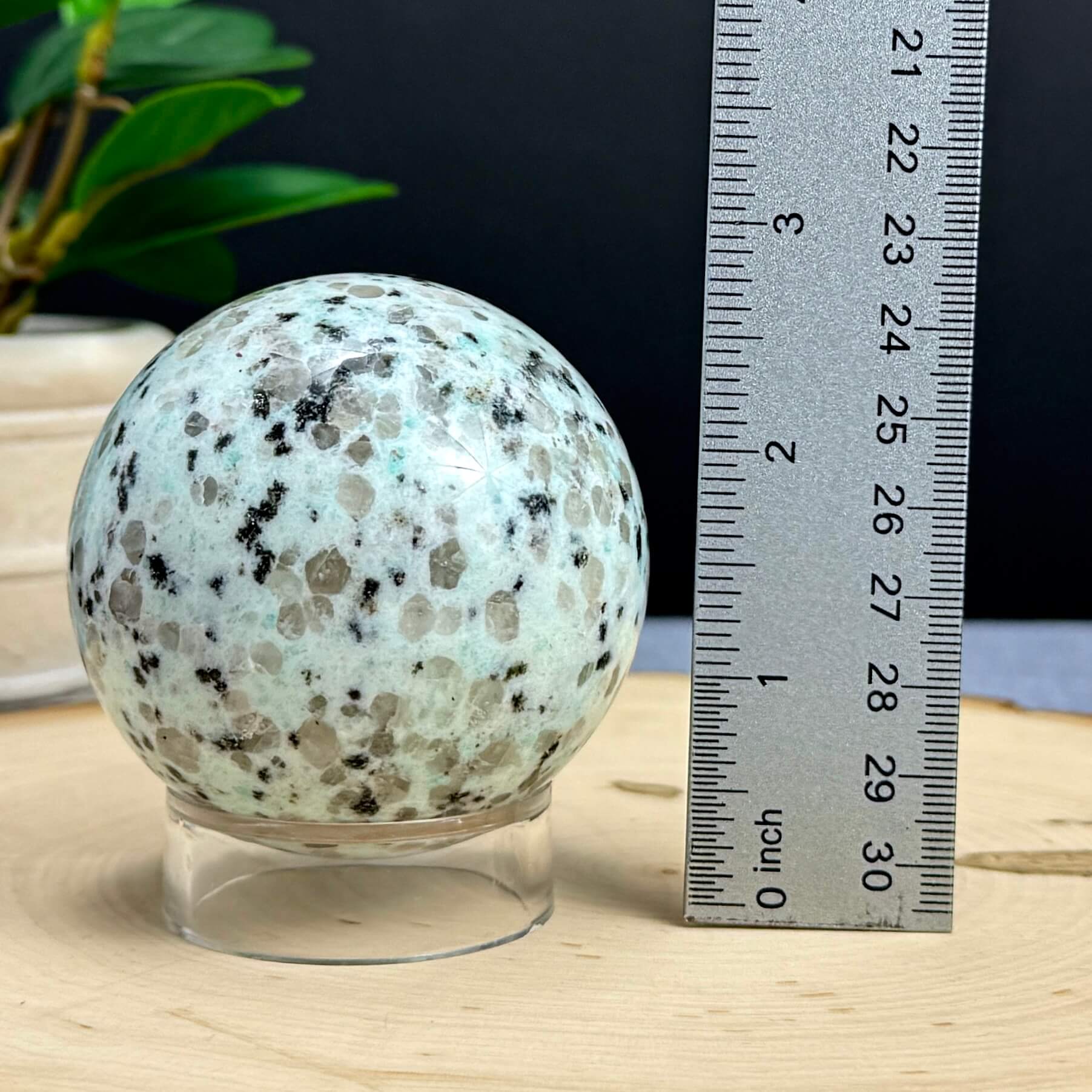 Kiwi Jasper Sphere, 2.55 in. - Itsy's Crystal Cove LLC