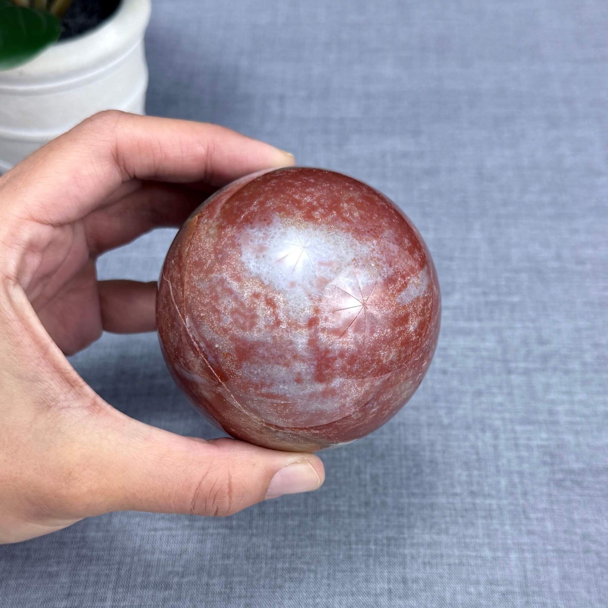 Sea Jasper Sphere, 2.97 in. - Itsy's Crystal Cove LLC
