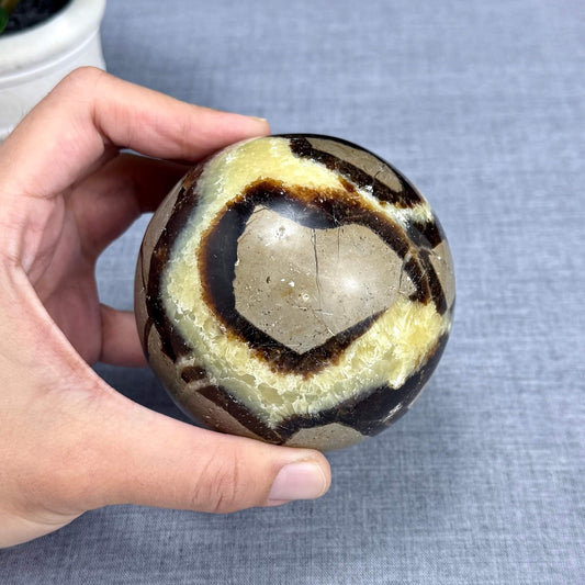 Septarian Sphere, 3.33 in. - Itsy's Crystal Cove LLC
