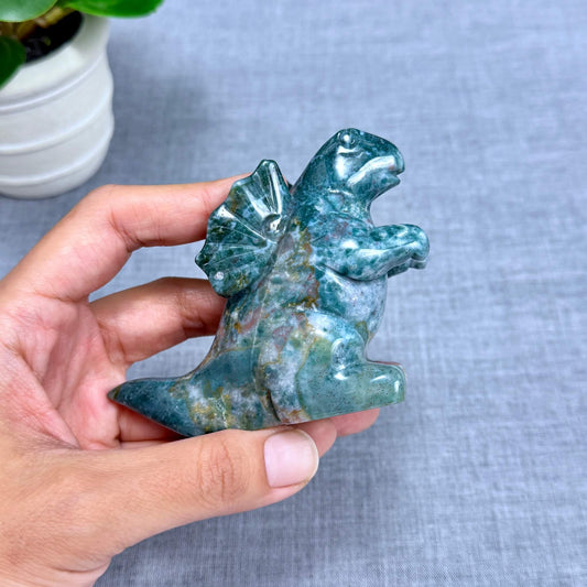 Sea Jasper Chunky Dragon - Itsy's Crystal Cove LLC